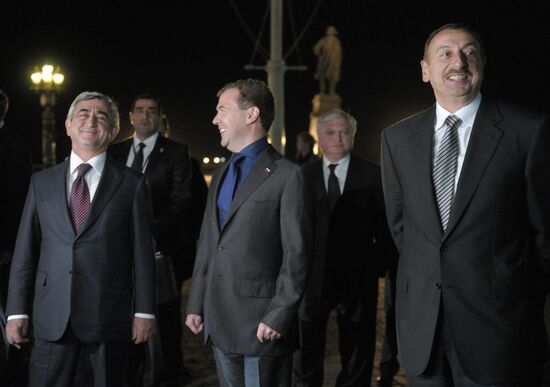 Trilateral meeting of Presidents of Russia, Azerbaijan and Armen