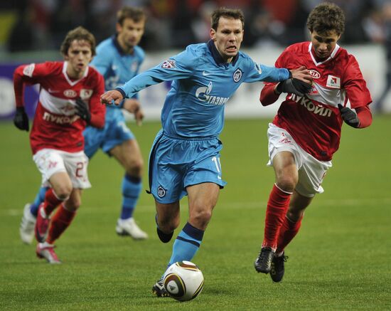 Football. Spartak Moscow vs. Zenit St Petersburg