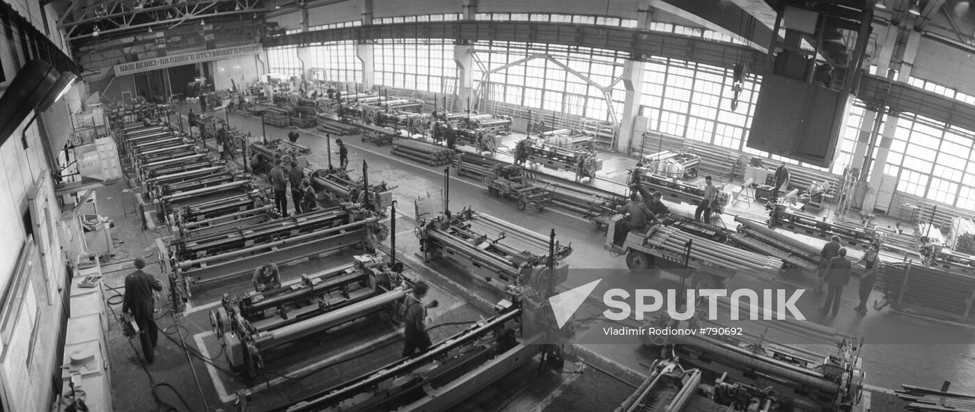 Assembly shop at Cheboksary machine tool plant