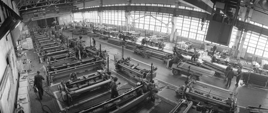 Assembly shop at Cheboksary machine tool plant