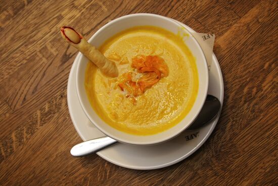 Halloween specials at a Moscow restaurant