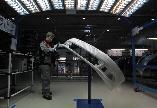 Opening of Magna's car parts plant
