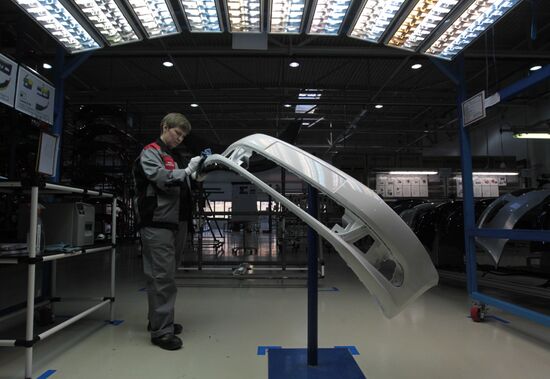 Opening of Magna's car parts plant