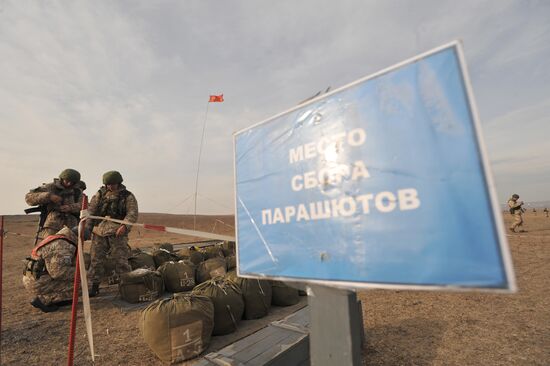 CSTO holds Interaction-2010 drills at Chebarkul training field