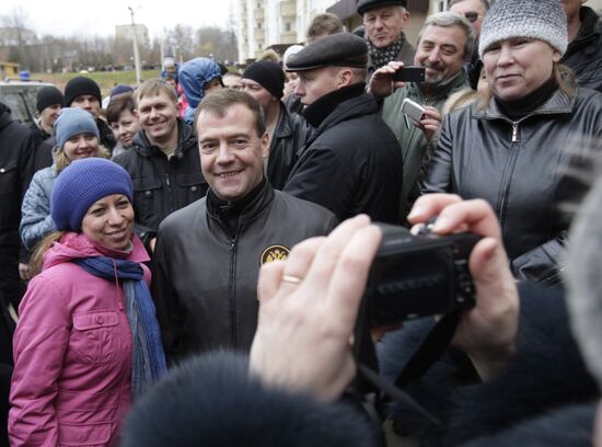 Dmitry Medvedev visits military community town in Moscow Region