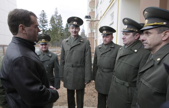 Dmitry Medvedev visits military community town in Moscow Region