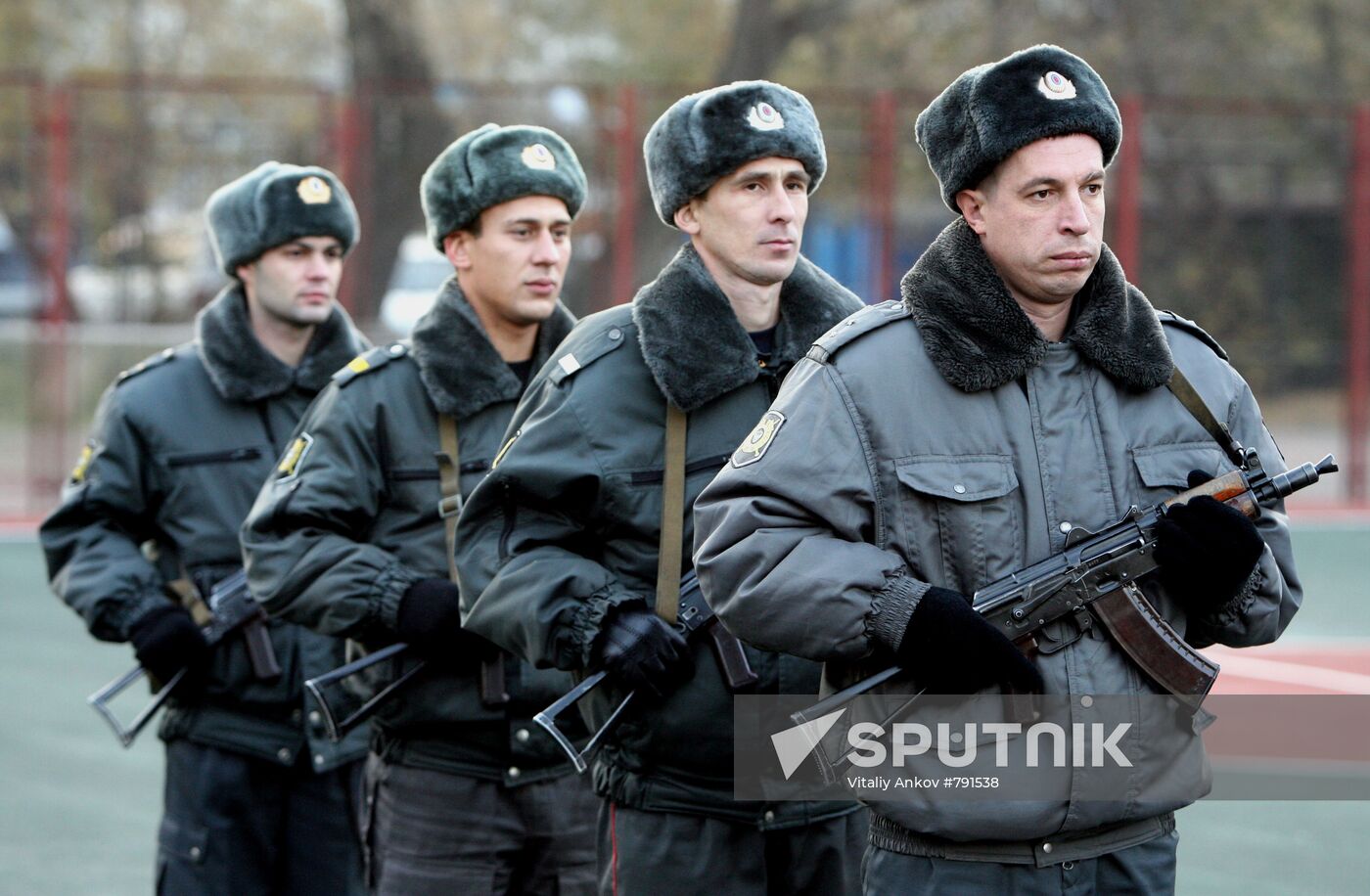 Militia ceremonial review