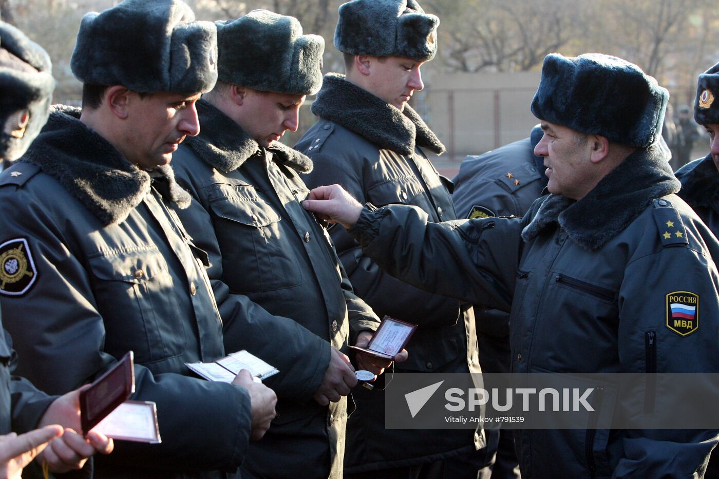 Militia ceremonial review