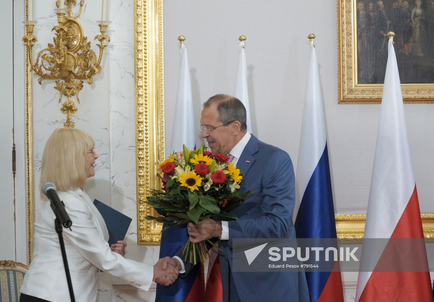 Russian Foreign Minister Sergei Lavrov visits Poland