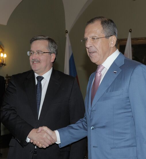 Russian Foreign Minister Sergei Lavrov visits Poland