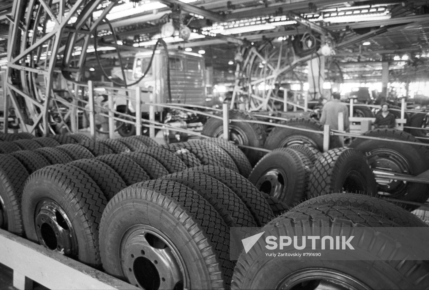 A workshop of the Likhachev Automotive Plant