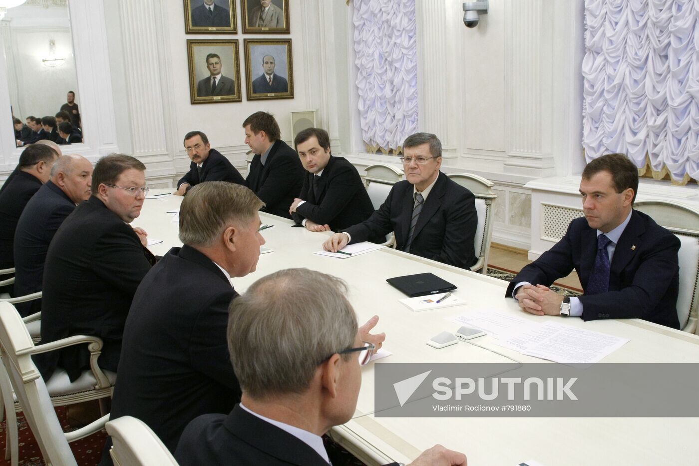 Meeting on development of Russian judiciary system