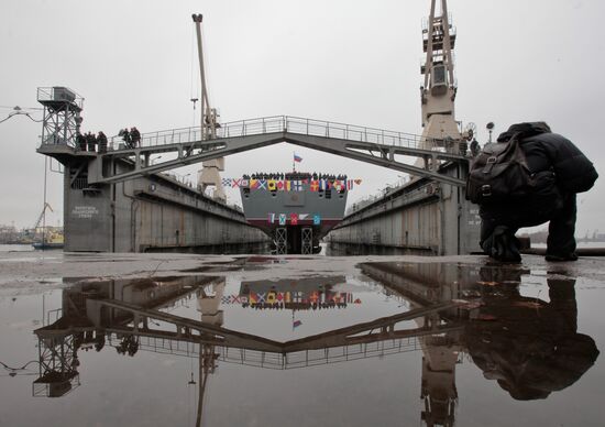 Admiral Sergey Gorshkov lead ship launched