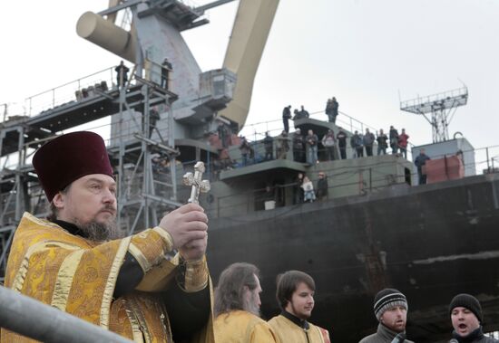 Admiral Sergey Gorshkov lead ship launched