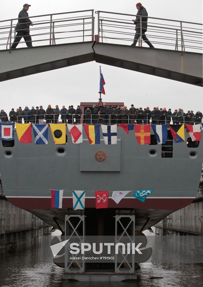 Admiral Sergey Gorshkov lead ship launched