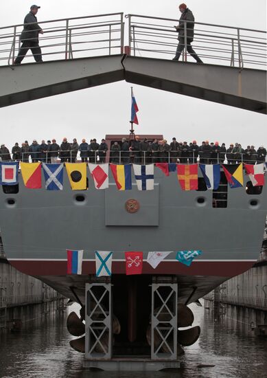 Admiral Sergey Gorshkov lead ship launched