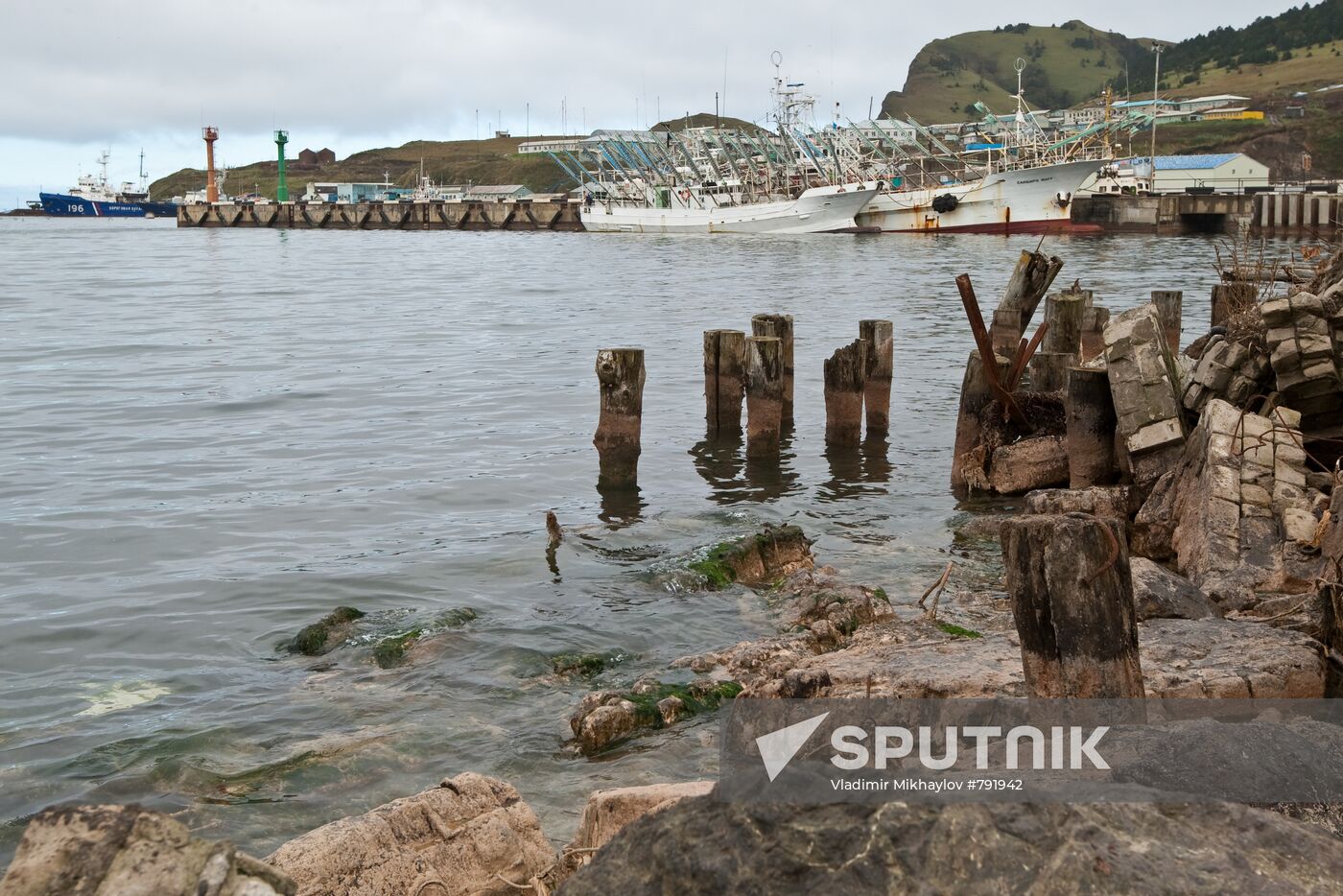 Ruins of old pier