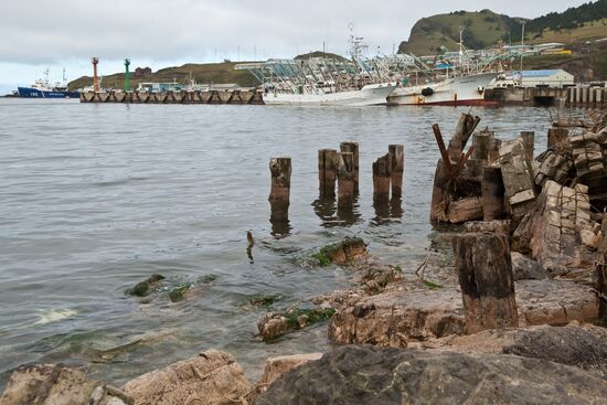 Ruins of old pier