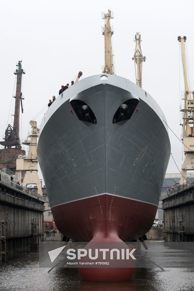 Admiral Sergey Gorshkov lead ship launched