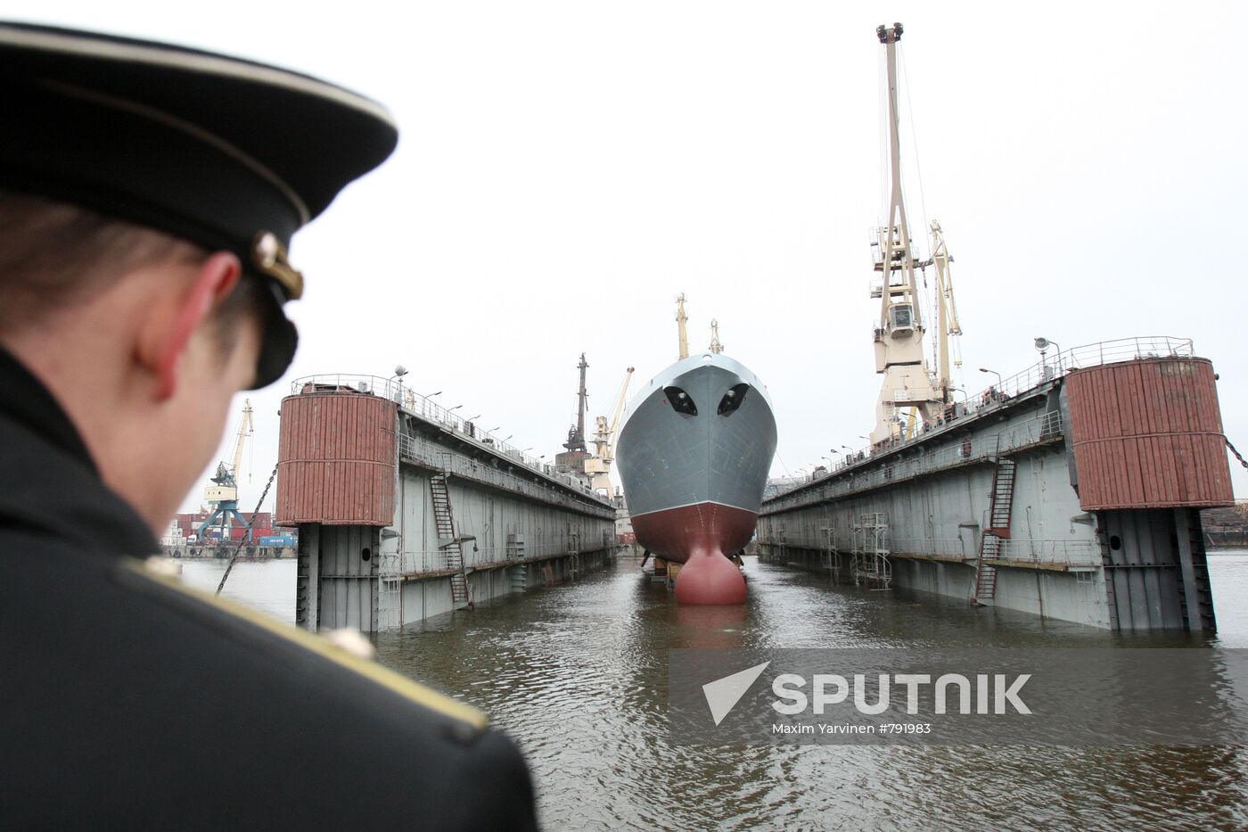 Admiral Sergey Gorshkov lead ship launched