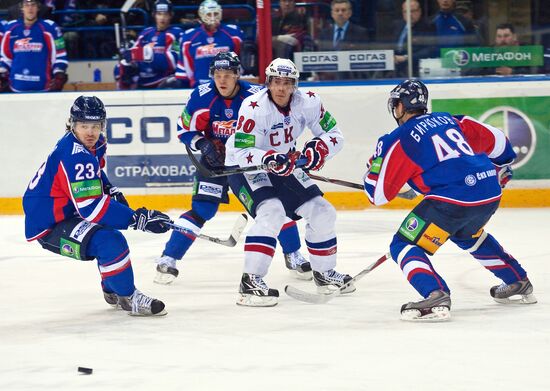 Ice Hockey. KHL. Metallurg vs. SKA