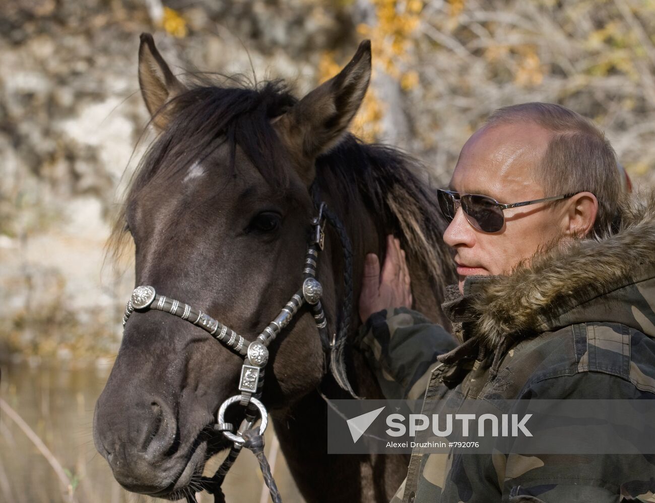 V. Putin on expedition to Ubsunur Hollow Biosphere Preserve