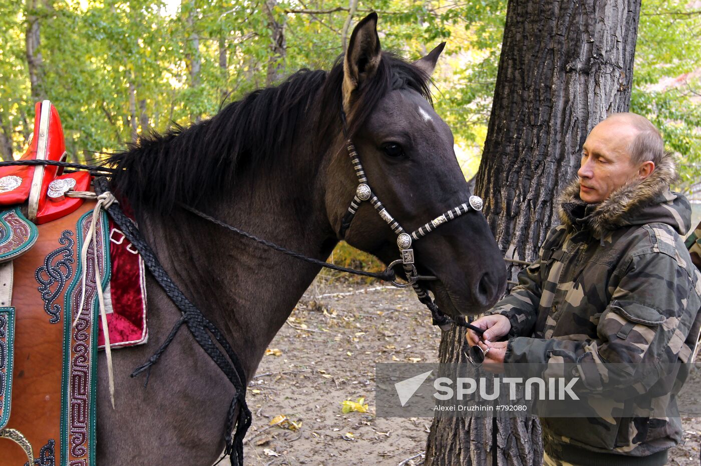 V. Putin on expedition to Ubsunur Hollow Biosphere Preserve