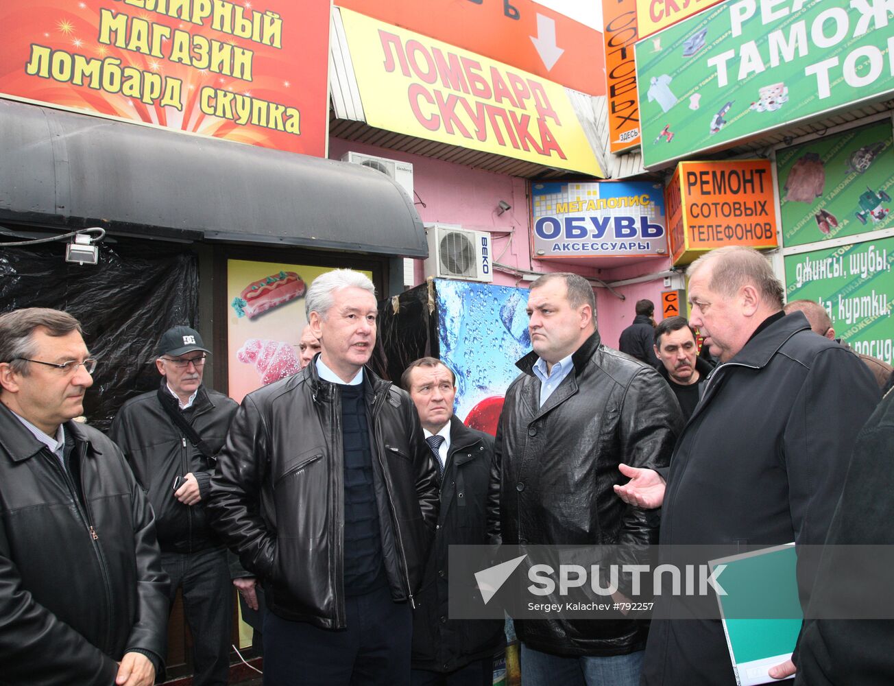 Saturday inspection tour of Moscow Mayor Sergei Sobyanin