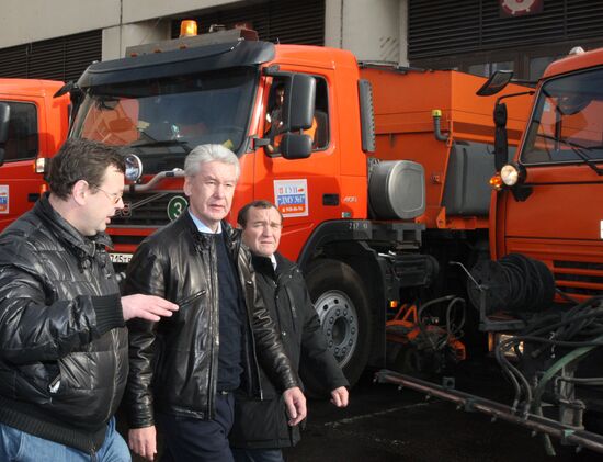 Saturday inspection tour of Moscow Mayor Sergei Sobyanin