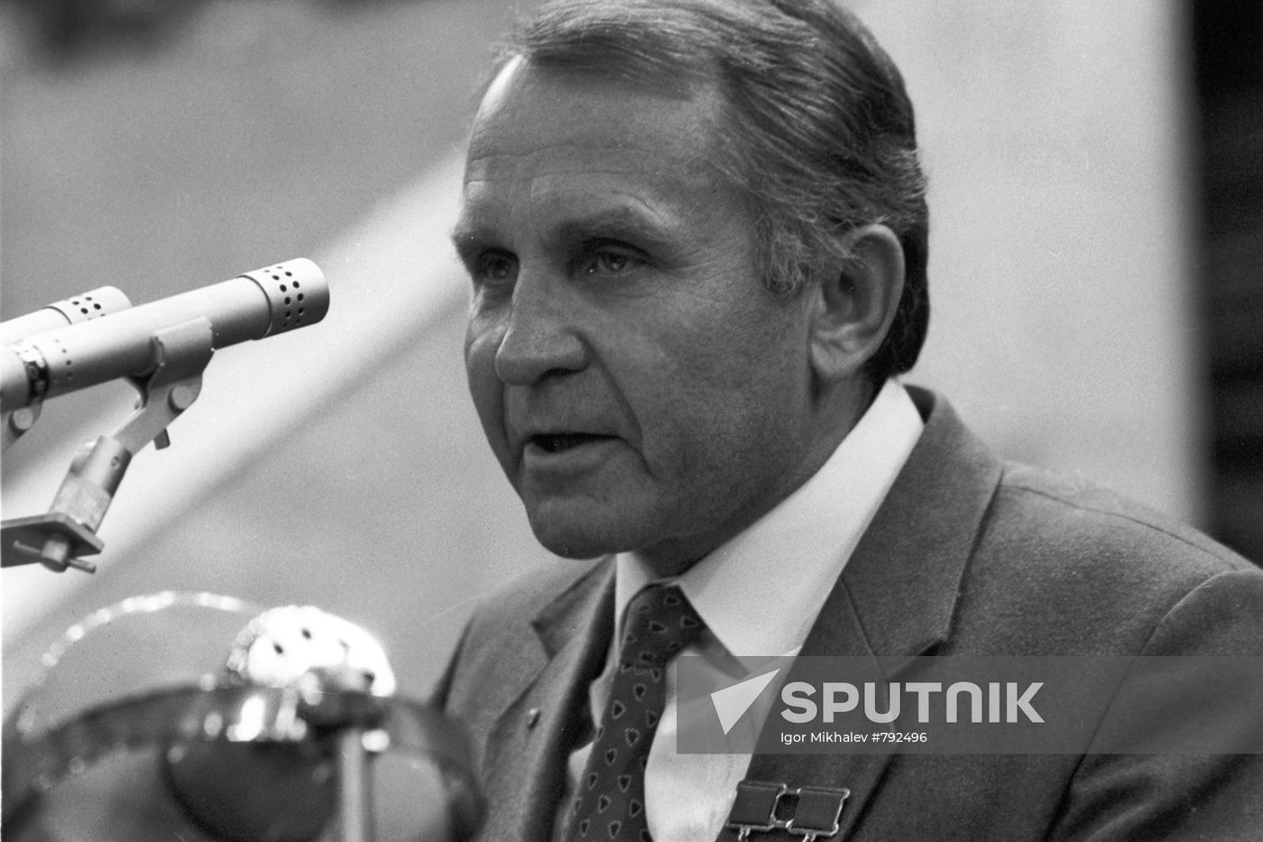 Soviet cosmonaut Oleg Makarov