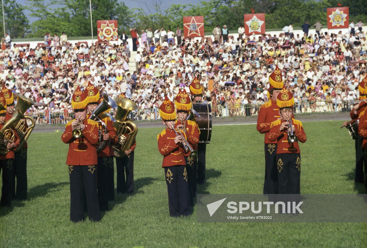 Celebrations of Victory Day in Maikop