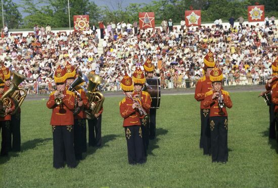 Celebrations of Victory Day in Maikop