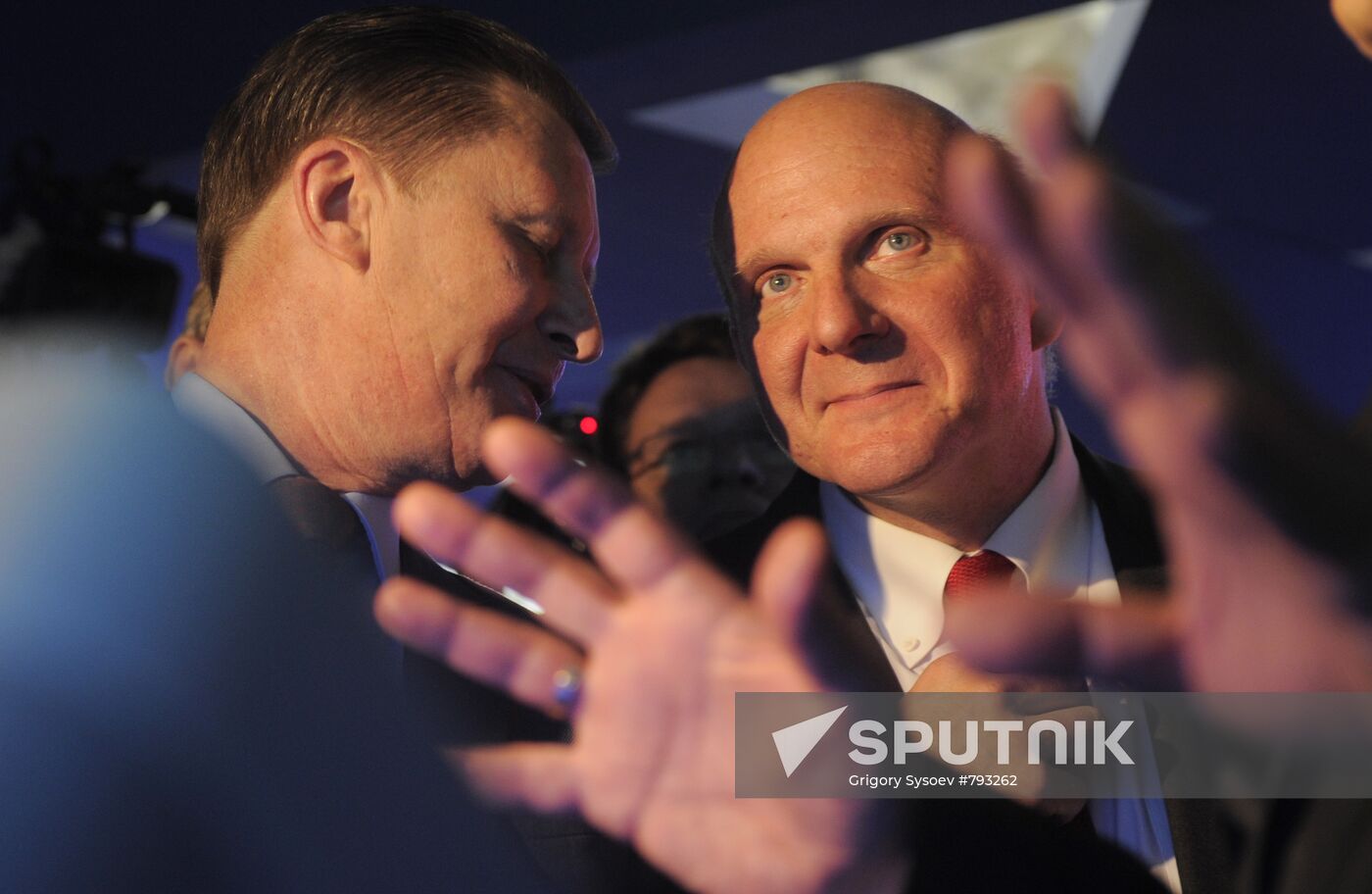 Sergei Ivanov and Steve Ballmer