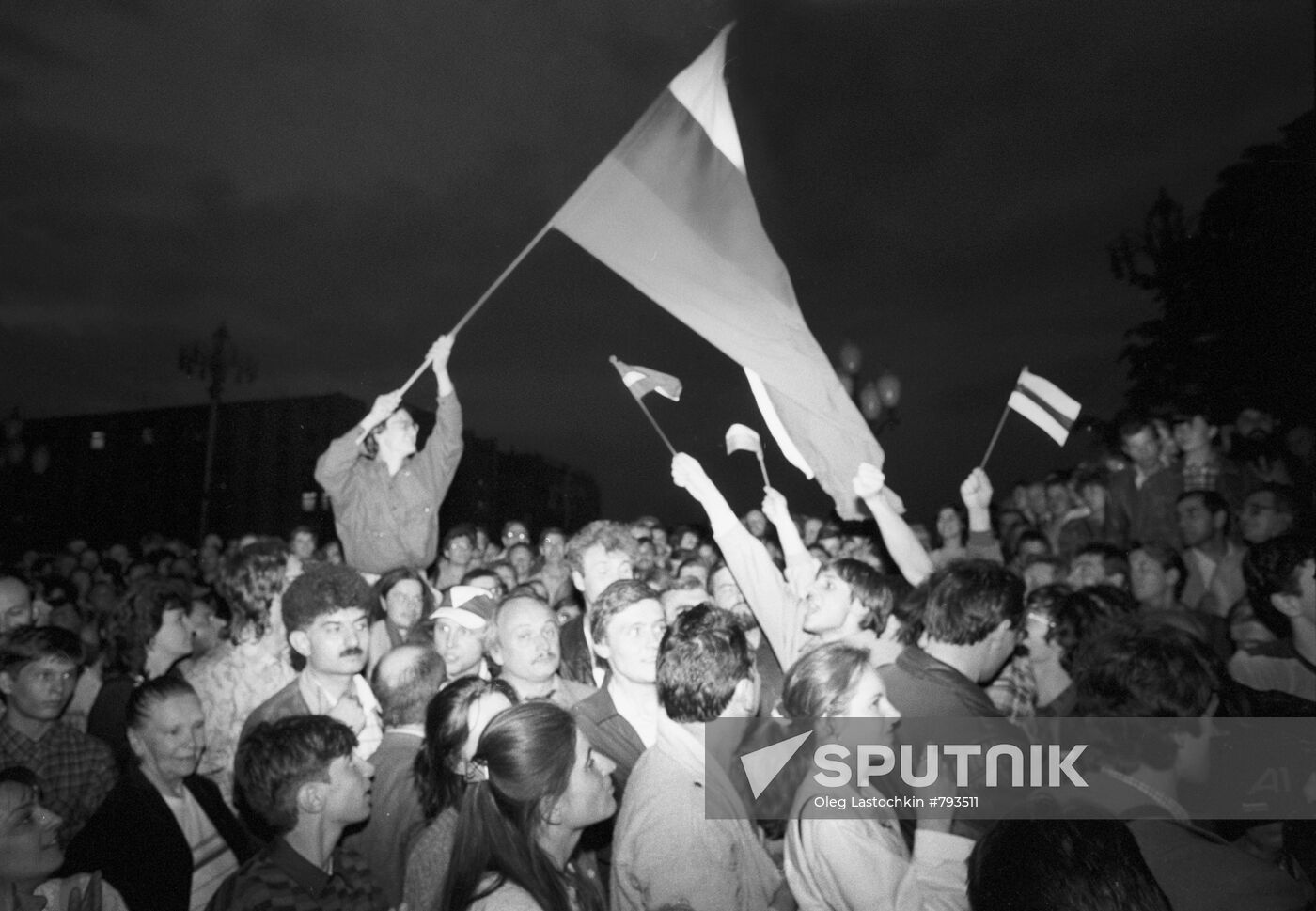Rally on Pushkin square