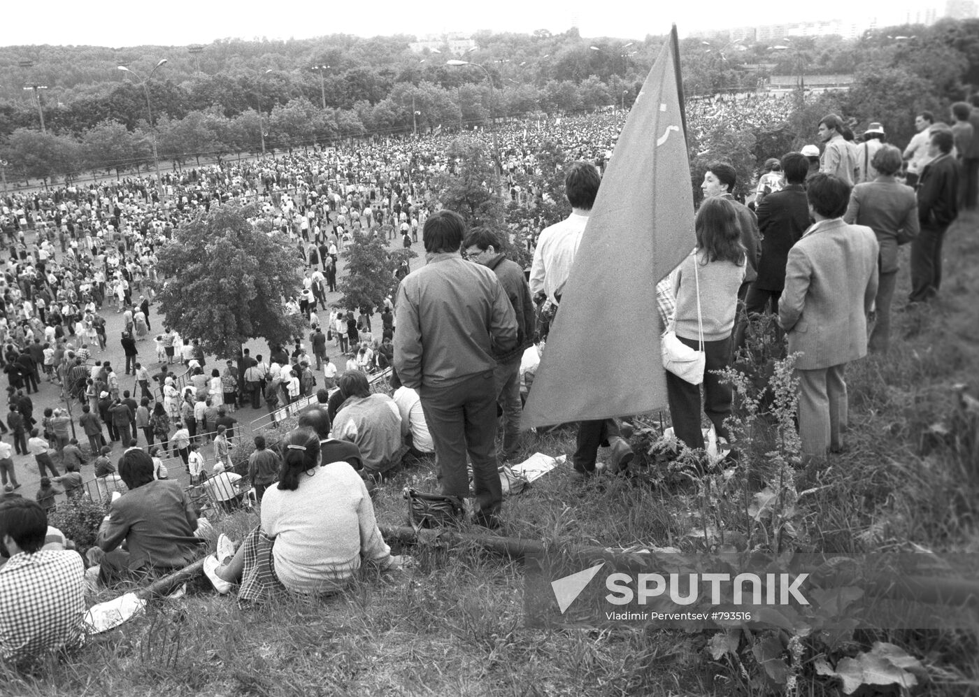 A rally in Luzhniki