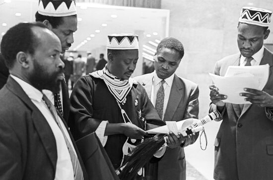 Members of the Kenyan delegation