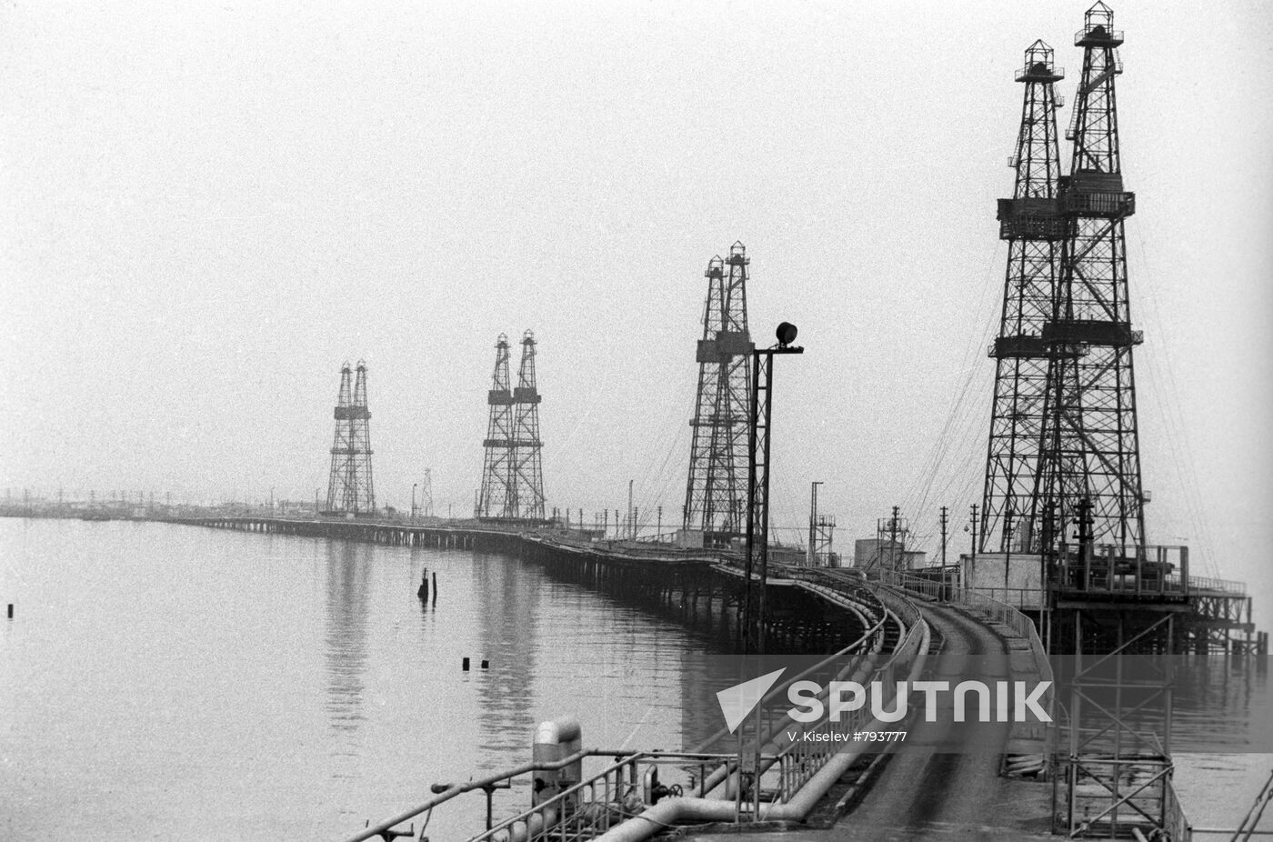Oil field near Baku