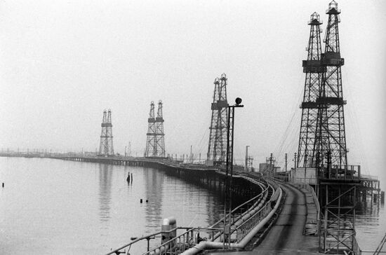 Oil field near Baku