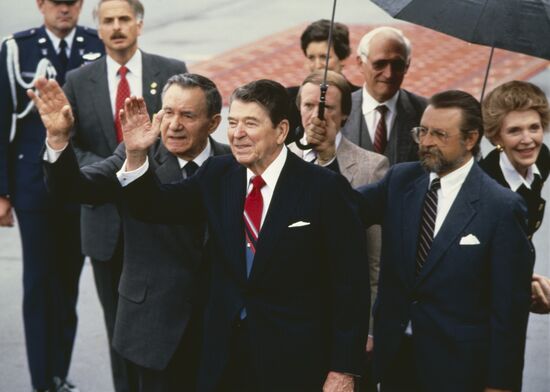 Ronald Reagan and Andrei Gromyko