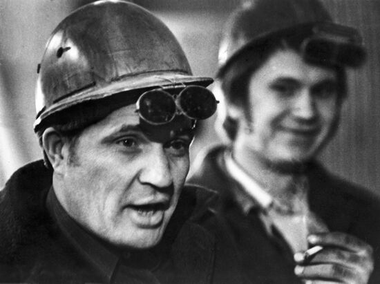 Steel maker of Zaporozhstal Yegor Proskurin