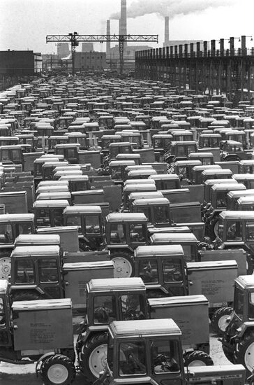 Tractors made at Minsk Tractor Plant