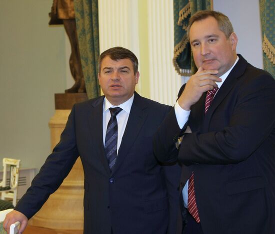 Anatoly Serdyukov and Dmitry Rogozin