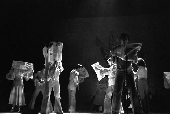 Scene from play The Star and Death of Joaquin Murrieta