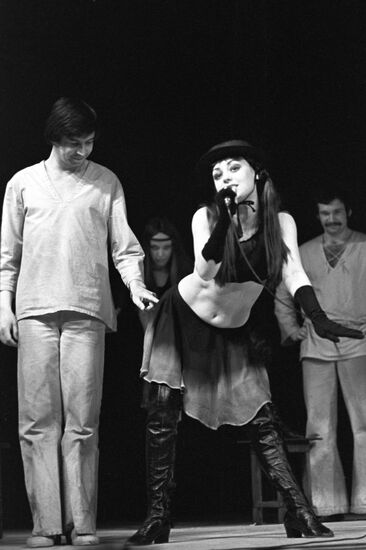 Scene from play The Star and Death of Joaquin Murrieta