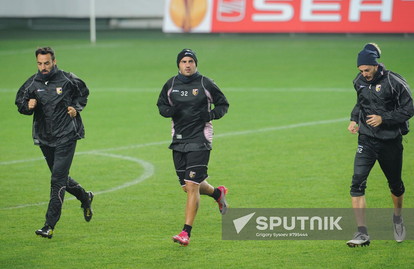 Mattia Cassani, Massimo Maccarone and Federico Balzaretti