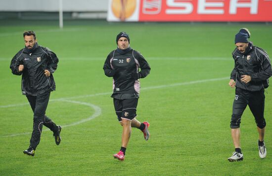 Mattia Cassani, Massimo Maccarone and Federico Balzaretti