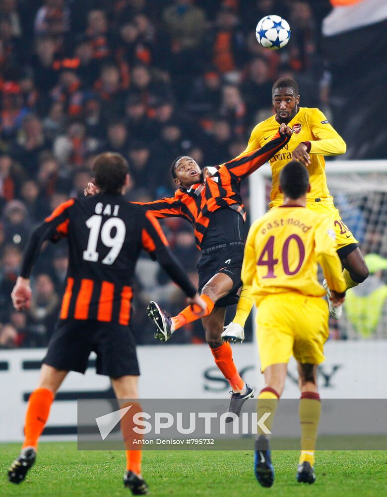 UEFA Champions League: Shakhtar Donetsk vs. Arsenal
