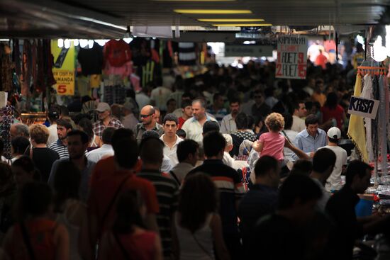 Flea market in Istanbul