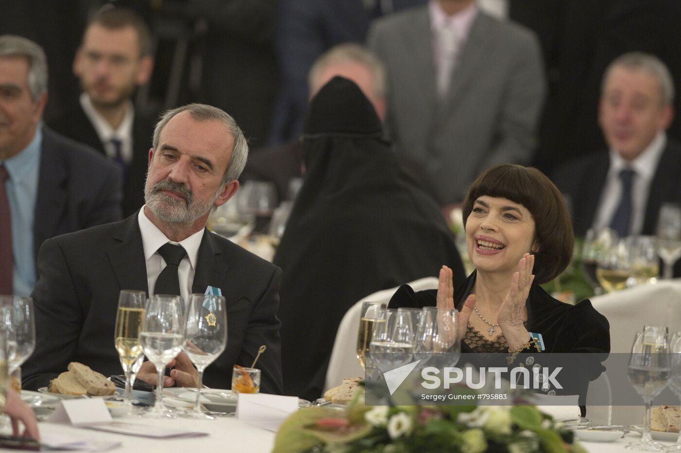 Rimas Tuminas and Mireille Mathieu