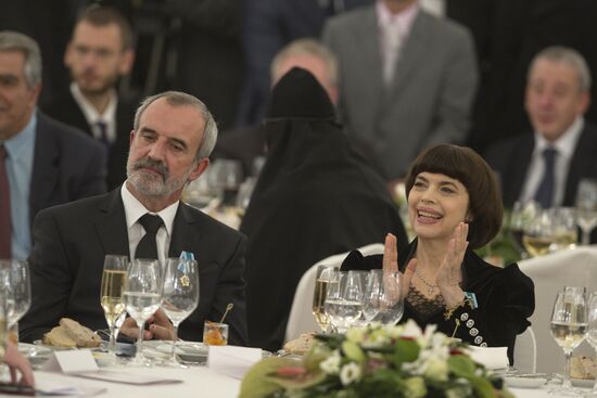 Rimas Tuminas and Mireille Mathieu